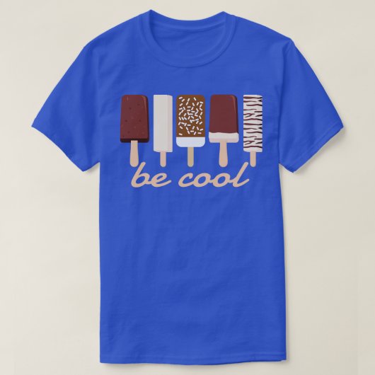 サマークールアイスクリーム Tシャツ (デザイン正面)