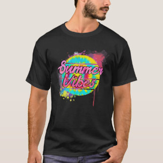サマークールカラフルビベクラシックスレトロ80 sサム tシャツ