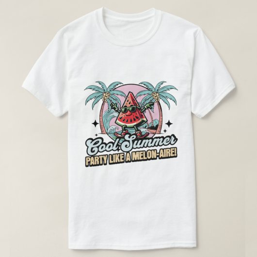 サマークールスイカ Tシャツ (デザイン正面)