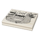 サマークールダックラバースタンプ ラバースタンプ (スタンプ)