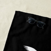 サマークールバケーションサンセットビーチパームツリー ビーチタオル (インサイチュ)