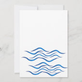 サマークールプールパーティの招待状 招待状 (裏面)