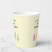 サマークールポスクル誕生日 紙コップ (右)