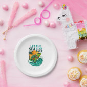 サマークール – ウミガメ ペーパープレート (パーティー)