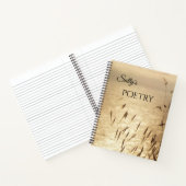 サマーグラスヴィンテージ詩ノート ノートブック (内部)