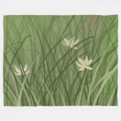 サマーグラス フリースブランケット (正面(横))