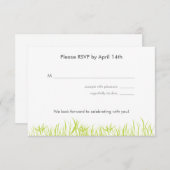 サマーグラス RSVP カード (正面/裏面)