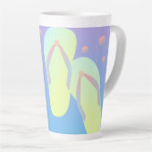 サマーグラデーションのフリップフロップ カフェラテマグ (右アングル)