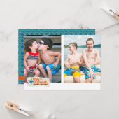 サマーグリーティングビーチフラット カード (正面/裏面インサイチュ)