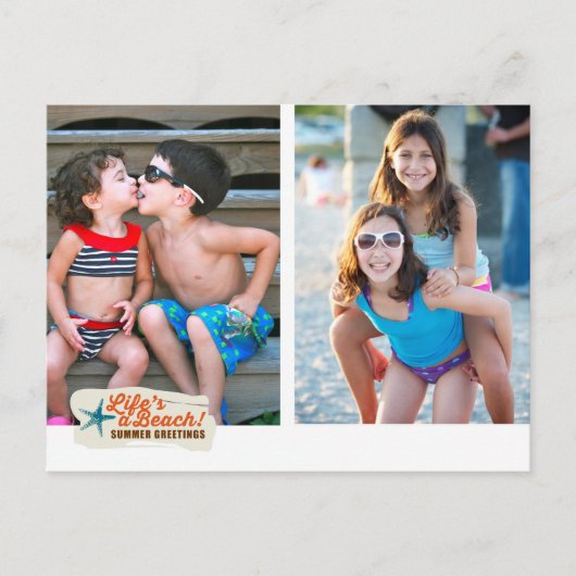 サマーグリーティングビーチ ポストカード (正面)