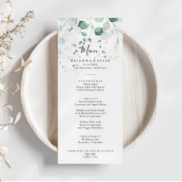 サマーグリーンユーカリ葉ディナー メニュー