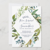 サマーグリーンリーダイヤモンドリースサプライズパーティー 招待状 (正面)