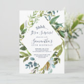 サマーグリーンリーダイヤモンドリースサプライズパーティー 招待状 (スタンド正面)