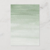 サマーグリーンリートロピカルユーカリプトゥスホテル エンクロージャーカード (裏面)