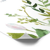 サマーグリーンリー結婚ウェルカム ポスター (角)