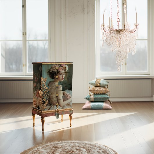 サマーグリーン&ソフトピンクバレリーナ美しい&フローラ 薄葉紙