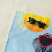 サマーグレートデーンビーチタオル ビーチタオル (インサイチュ)