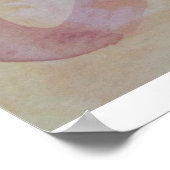 サマーグローラブアートワード絵画ズポスタープリント ポスター (角)