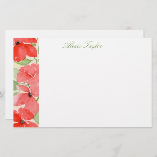 サマーケシ 便箋 (正面/裏面)