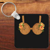 サマーココナッツブラハロウィーンの衣装ハワイ キーホルダー (正面)