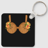 サマーココナッツブラハロウィーンの衣装ハワイ キーホルダー (裏面)