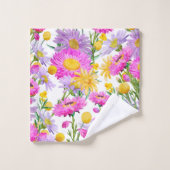 サマーコテージガーデンホワイト バスタオルセット (ウォッシュタオル)