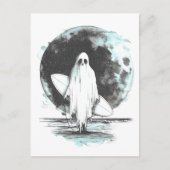 サマーゴシック幽霊とサーフボード ポストカード (正面)