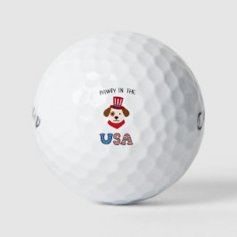 サマーゴルフイベント 'パーティー・イン・ザ・USA' 楽しくて可愛い ゴルフボール