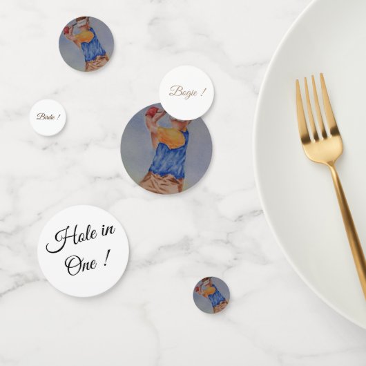 サマーゴルフスポーツ誕生日 コンフェッティ (グループ)