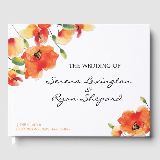 サマーゴールデンポピー結婚ズ ゲストブック (正面)