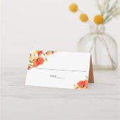サマーゴールデンポピー結婚ズ プレイスカード (裏面)