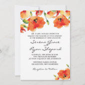 サマーゴールデンポピー結婚ズ 招待状 (正面)