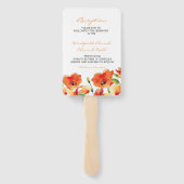 サマーゴールデンポピー結婚式 プログラムファンコンボ ハンドファン (裏面)