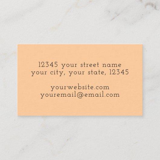 サマーサかわいらしンライズデザイン 名刺 (裏面)