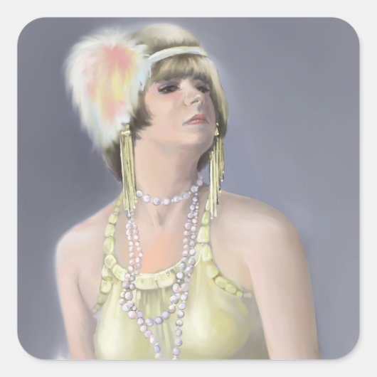 サマーサイレンスクエアステッカー スクエアシール (正面)