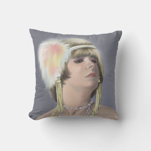 サマーサイレンポートレート装飾用クッション クッション (正面)