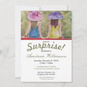 サマーサプライズパーティの招待状 招待状 (正面)