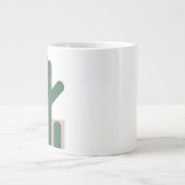 サマーサボスデザートサンセットネームコーヒーマグ ジャンボコーヒーマグカップ (正面)