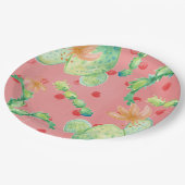 サマーサボスピンク紙プレート ペーパープレート (アングル)