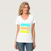サマーサマーサマーレトロ Tシャツ (正面フル)