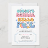 サマーサヨナスクールハロープールパーティー 招待状 (正面)