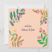 サマーサンギリアの誕生日乾杯 招待状 (裏面)