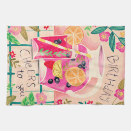 サマーサングリア誕生日応援 キッチンタオル