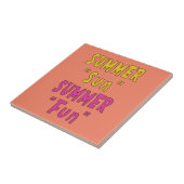 サマーサンサマーおもしろい タイル (側面)