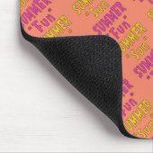 サマーサンサマーおもしろい マウスパッド (コーナー)