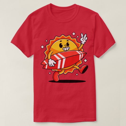 サマーサンサーフィンTシャツ Tシャツ (デザイン正面)