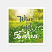 サマーサンシャインおもしろい スタンダードカクテルナプキン (正面)