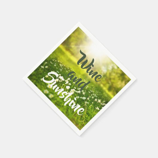 サマーサンシャインおもしろい スタンダードカクテルナプキン (角)