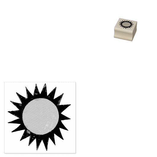 サマーサンシャインイエローサニーデイサンレイズ ラバースタンプ (押印)