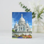 サマーサンシャインサクレクールバシリカフランス ポストカード (スタンド正面)